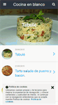 Mobile Screenshot of cocinaenblanco.com